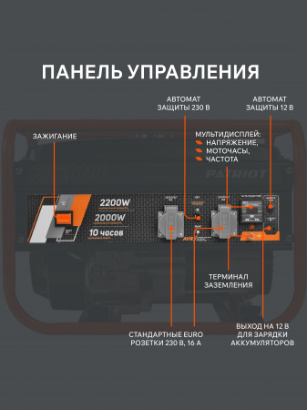 Бензиновый  генератор PATRIOT GRS 2500 фото
