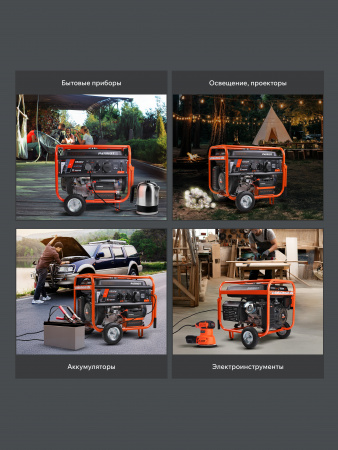 Бензиновый  генератор PATRIOT GRS 7500 E фото
