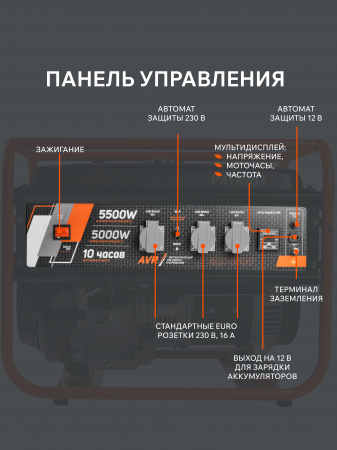 Бензиновый  генератор PATRIOT GRS 6500 фото