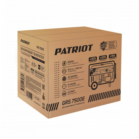 Бензиновый  генератор PATRIOT GRS 7500 E фото