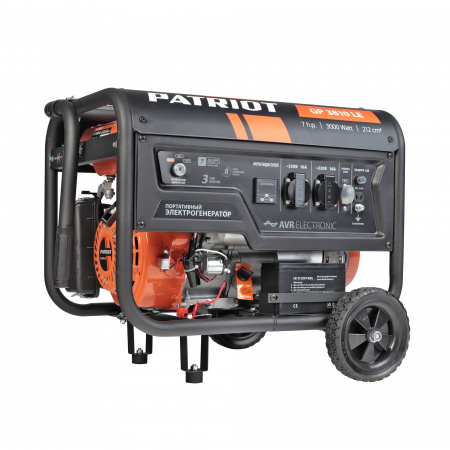 Бензиновый  генератор PATRIOT GP 3810 LE фото