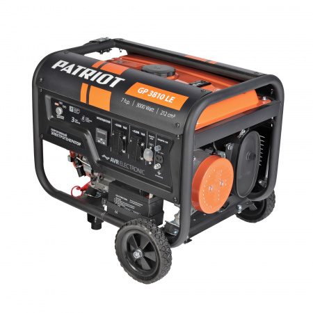 Бензиновый  генератор PATRIOT GP 3810 LE фото