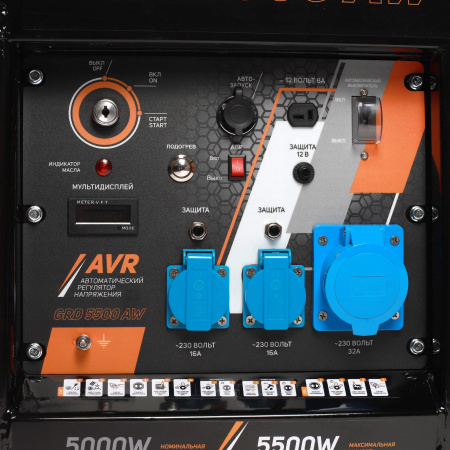 Дизельный  генератор PATRIOT GRD 5500 AW фото